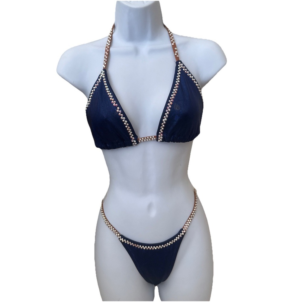 Bikini NPC / FFB Competition Bodybuilding‎ Posing suit 34D /27 waist